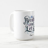 Ademen en loslaten : Gepersonaliseerd Koffiemok (Voorkant links)