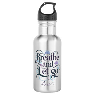 Ademen en loslaten : Gepersonaliseerd Waterfles