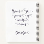 Ademen en loslaten : Gepersonaliseerde spiraal Notitieboek (Achterkant)