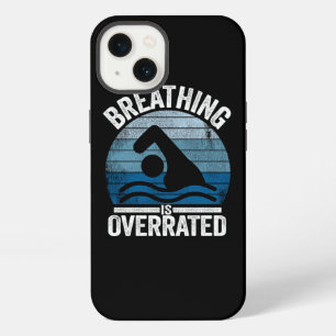 Ademen Is Overschat Grappig Zwemmer Cadeau Vintage iPhone 13 Hoesje