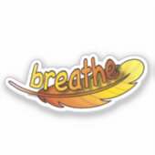 Ademen  sticker (Voorkant)