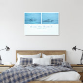 Ademen uit, inbreken canvas afdruk (Insitu (Slaapkamer))