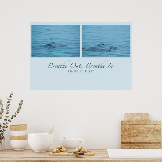 Ademen uit, inbreken poster (Keuken)