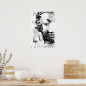 Ademende Boeddha Poster (Keuken)