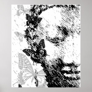 Ademende Boeddha Poster