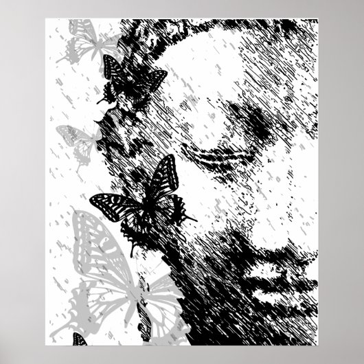 Ademende Boeddha Poster (Voorkant)