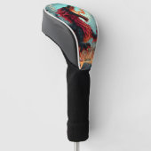 Ademende Rode Draak Persoonlijk Golfheadcover (Schuin)