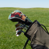 Ademende Rode Draak Persoonlijk Golfheadcover (Insitu)