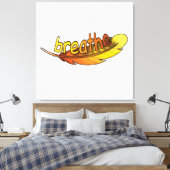 Ademhalen canvas afdruk (Insitu (Slaapkamer))