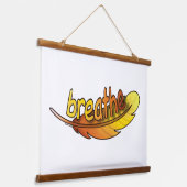 Ademhalen  hangend wandkleed (Gebogen)