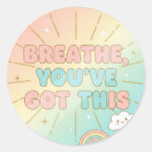 Ademhalen, je kunt het Sticker (Voorkant)