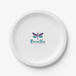 Ademhalen Libelle Preventie van zelfmoord geesteli Papieren Bordje