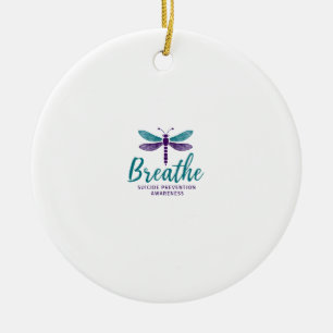 Ademhalen Libelle Suïcidepreventie geestelijke gez Keramisch Ornament