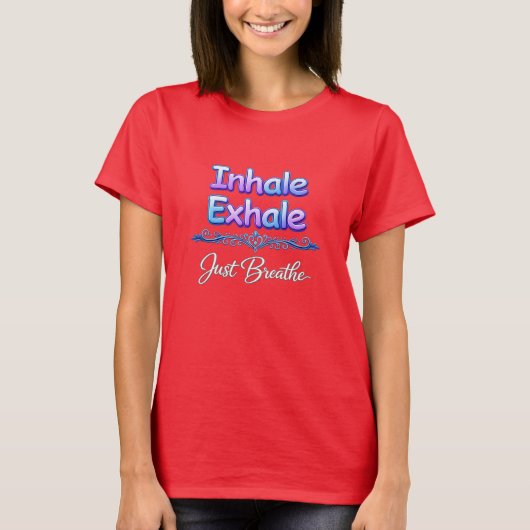 Ademhalen maar t-shirt (Voorkant)