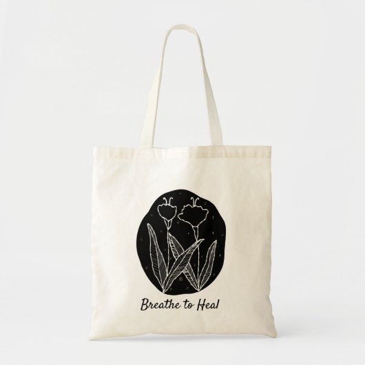 Ademhalen om te genezen tote bag (Voorkant)