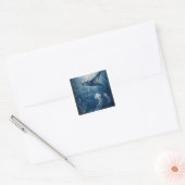 Ademhalen Vierkante Sticker (Envelop)