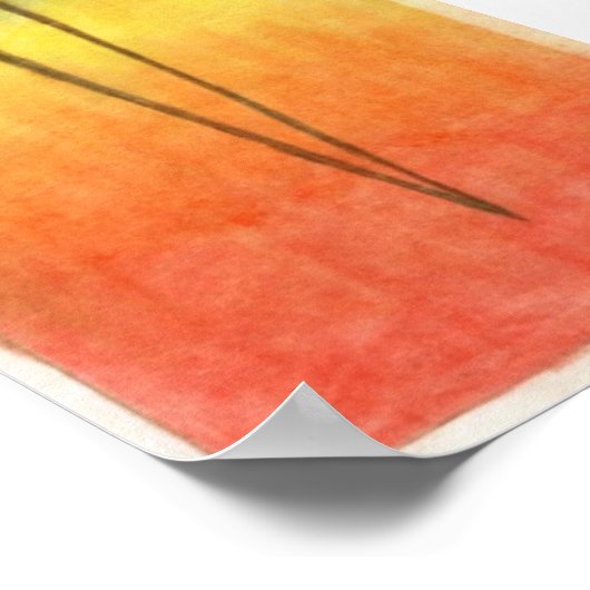 Ademhalend Chakra Poster (Hoek)