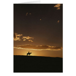 Ademhalend Cowboy Sunset