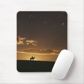Ademhalend Cowboy Sunset Muismat (Met muis)
