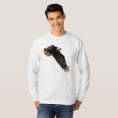 Ademhaling Bald Eagle neemt de hemel in T-shirt (Voorkant volledig)