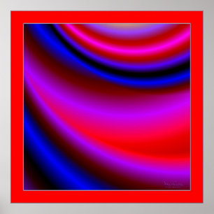 Ademhaling en levende kleuren poster
