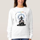 Ademhaling en Meditaat Lit Sweatshirt White (Voorkant)