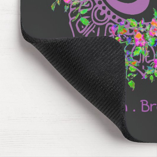 Ademhaling in - Ademhaling uit, zen, spiritueel Muismat (Hoek)