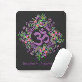 Ademhaling in - Ademhaling uit, zen, spiritueel Muismat (Met muis)