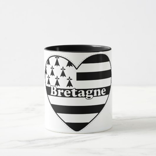 Ademhaling in het hart mok (Midden)