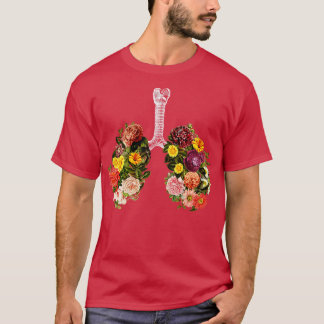 Ademhaling Lente Bloem longen Zwart door Tobe Fons T-shirt