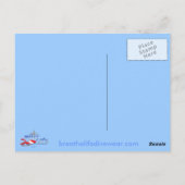 Ademhaling Levensduik draag Briefkaart (Achterkant)