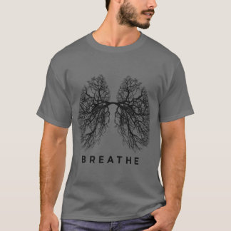 Ademhaling Longen Van De Natuur Gewoon Ademen Yoga T-shirt
