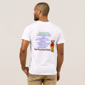 ademhaling met kauwtong t-shirt (Achterkant volledig)