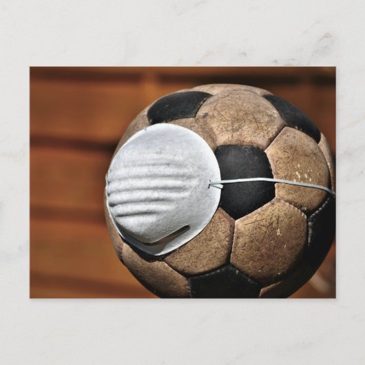 Ademhalingsbeschermingsmiddel voor voetgangers briefkaart (Voorkant)