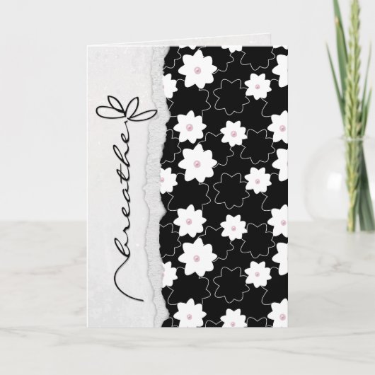 ademhalingsbloem kaart (Voorkant)