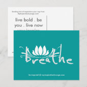 AdemhalingsBriefkaart Briefkaart (Voorkant / Achterkant)