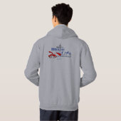 ademhalingsleven logo hoodie (Achterkant volledig)