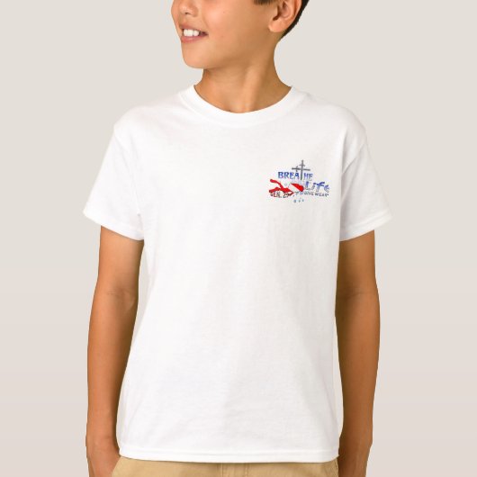 ademhalingsleven logo t-shirt (Voorkant)