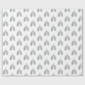  ademhalingsproblemen - cadeau voor de longarts cadeaupapier (Vlak)