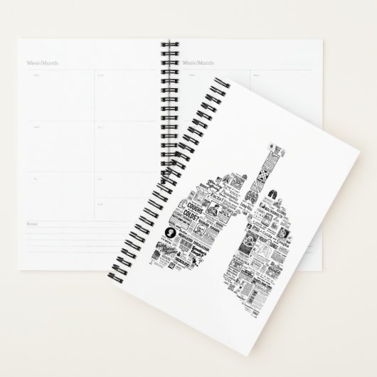  ademhalingsproblemen - cadeau voor de longarts planner (Display)