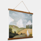 ademhalingsruimte hangend wandkleed (Gebogen)