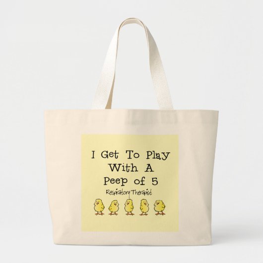 Ademhalingsstelsel "5 van Peep" Funny T-Shirts en  Grote Tote Bag (Voorkant)