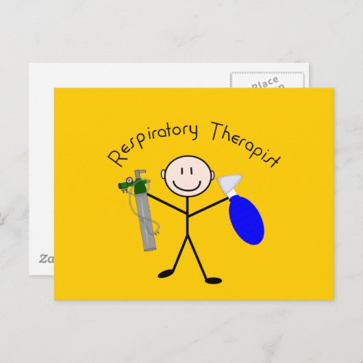 Ademhalingsstelsel-, borstkas- en mediastinumaando briefkaart (Voorkant / Achterkant)