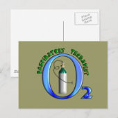 Ademhalingsstelsel-, borstkas- en mediastinumaando briefkaart (Voorkant / Achterkant)