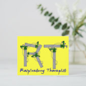 Ademhalingsstelsel-, borstkas- en mediastinumaando briefkaart (Staand voorkant)