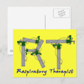Ademhalingsstelsel-, borstkas- en mediastinumaando briefkaart (Voorkant / Achterkant)