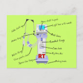 Ademhalingsstelsel-, borstkas- en mediastinumaando briefkaart (Voorkant)