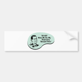 Ademhalingsstelsel-, borstkas- en mediastinumaando bumpersticker