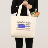 Ademhalingsstelsel-, borstkas- en mediastinumaando grote tote bag (Voorkant (product))
