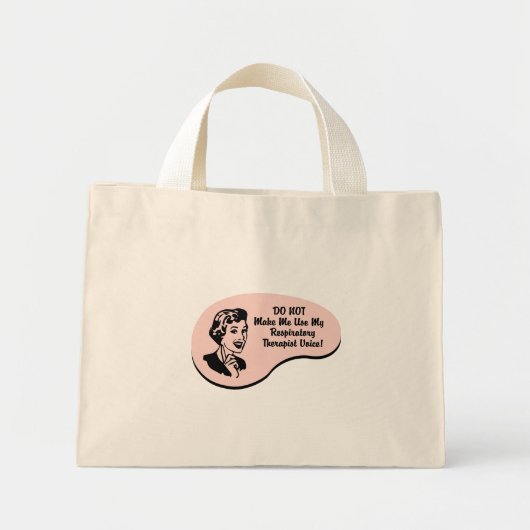 Ademhalingsstelsel-, borstkas- en mediastinumaando mini tote bag (Voorkant)